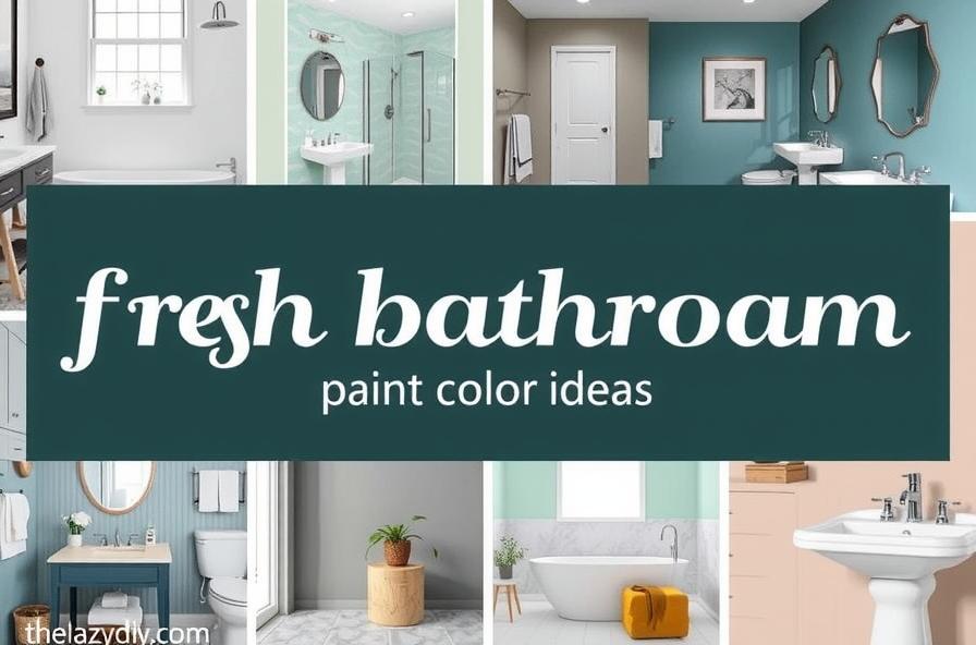 Fresh bathroom paint color ideas