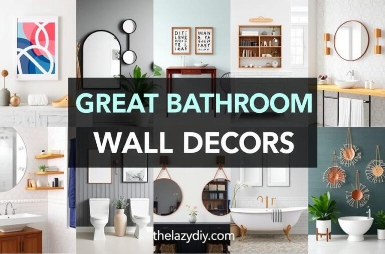 Great bathroom wall decor ideas