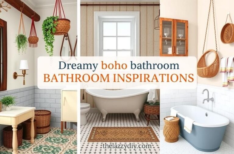 Dreamy boho bathroom inspirations