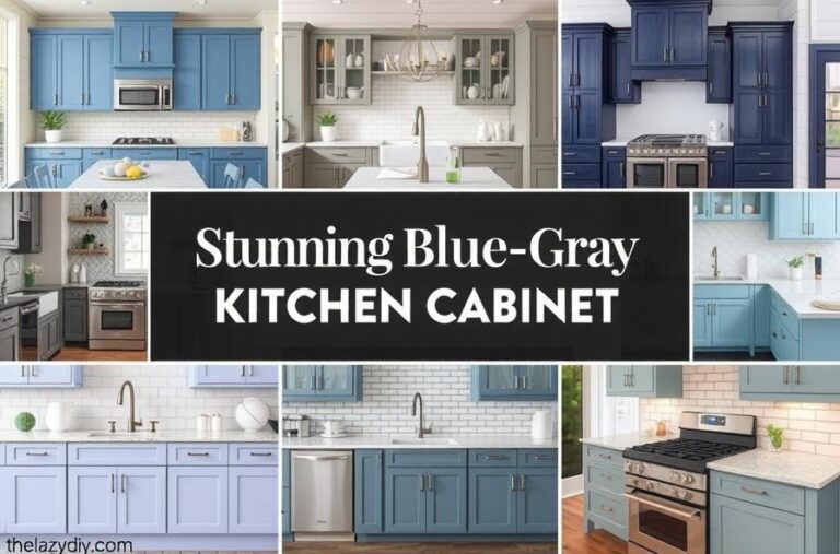 Stunning blue-gray kitchen cabinet ideas