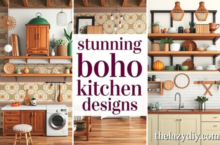 Stunning boho kitchen designs