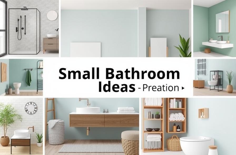 Genius small bathroom ideas