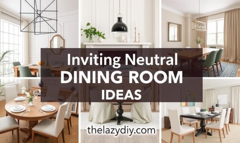 Inviting Neutral Dining Room Ideas