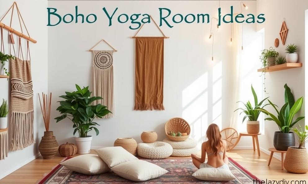 Boho Yoga Room Ideas