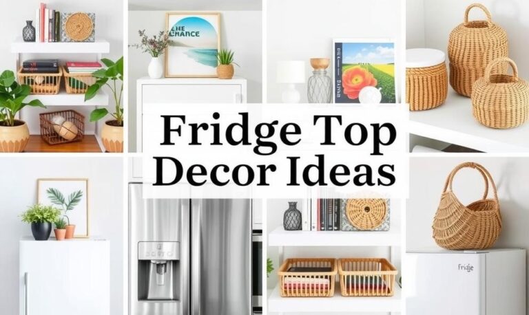 Fridge Top Decor Ideas