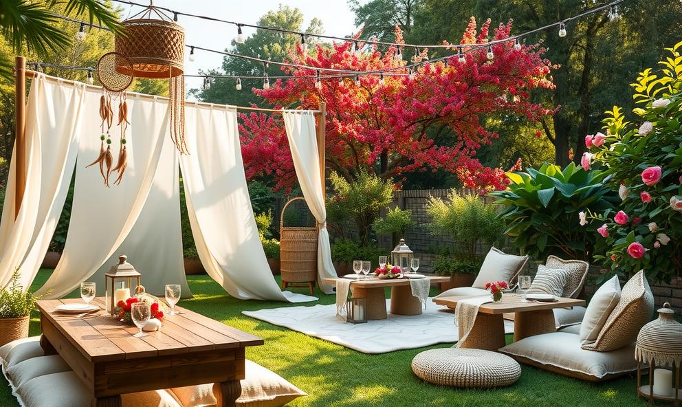 Boho Garden Party Decoration Ideas