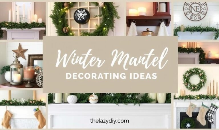 Winter Mantel Decorating Ideas