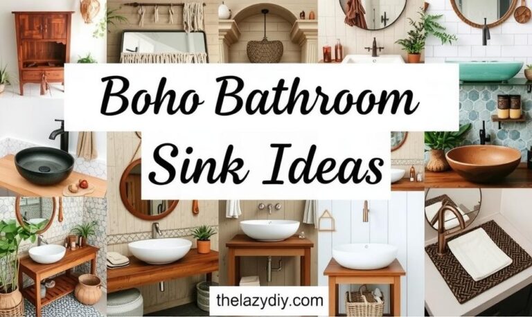 Boho Bathroom Sink Ideas