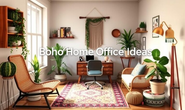 Boho Home Office Ideas