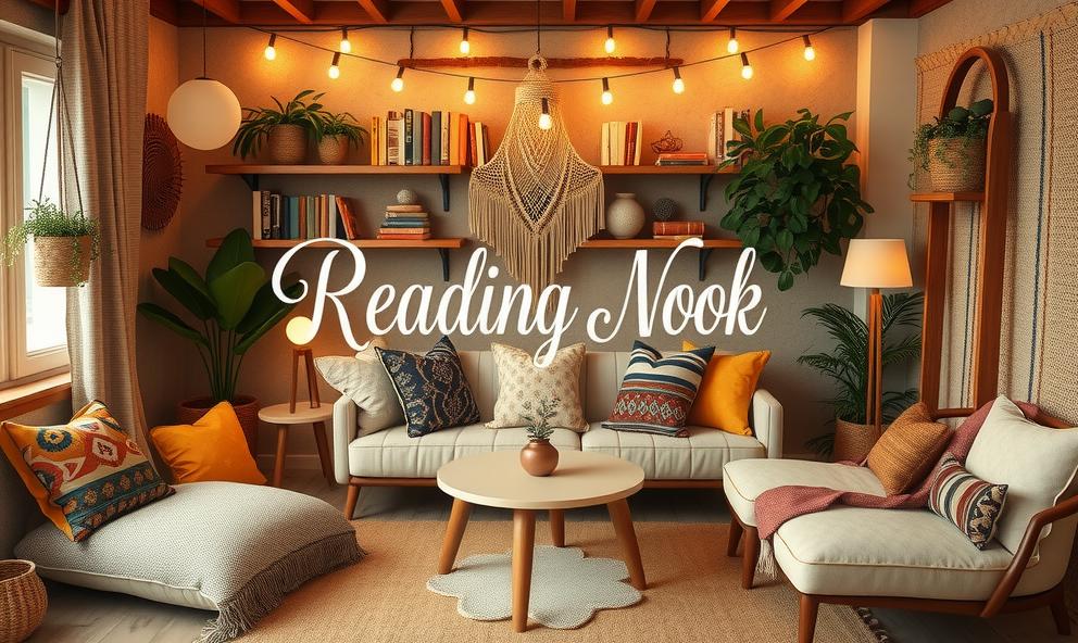 Boho Reading Nook