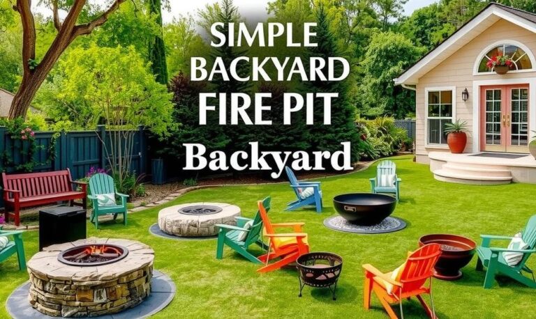 Simple Backyard Fire Pit Ideas