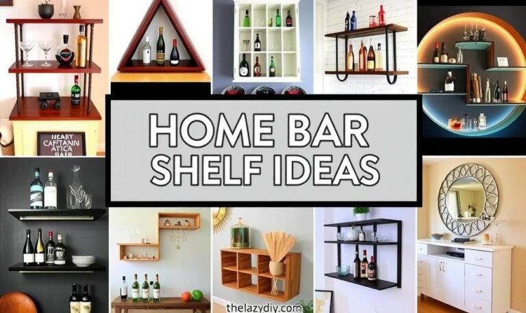 Home Bar Shelf Ideas