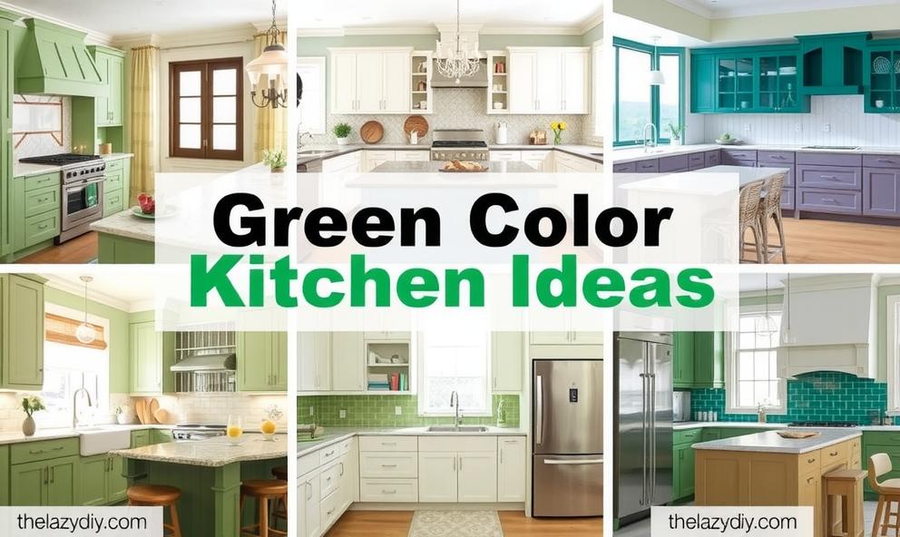 Green Color Kitchen Ideas