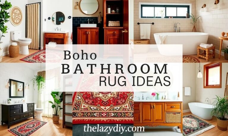 Boho Bathroom Rug Ideas