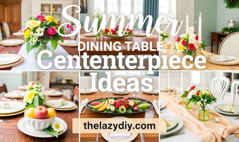 Summer Dining Table Centerpiece Ideas