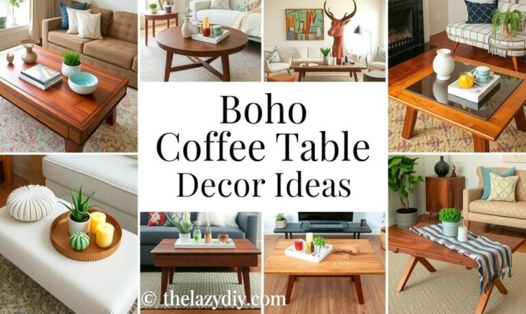 Boho Coffee Table Decor Ideas