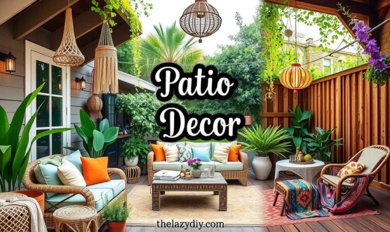 Boho Patio Decor Ideas