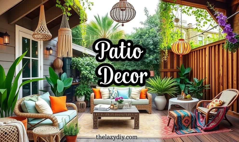 Boho Patio Decor Ideas