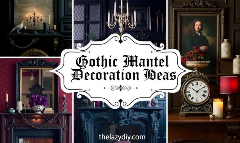 Gothic Mantel Decoration Ideas