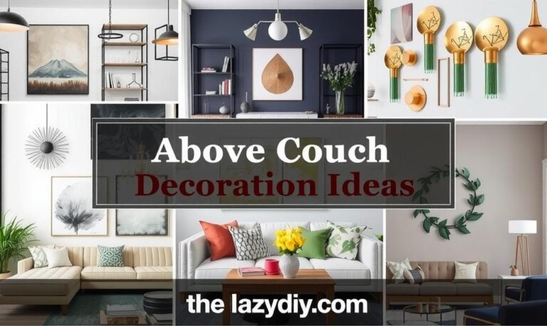 Modern Above Couch Decoration Ideas