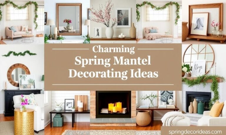 Spring Mantel Decorating Ideas