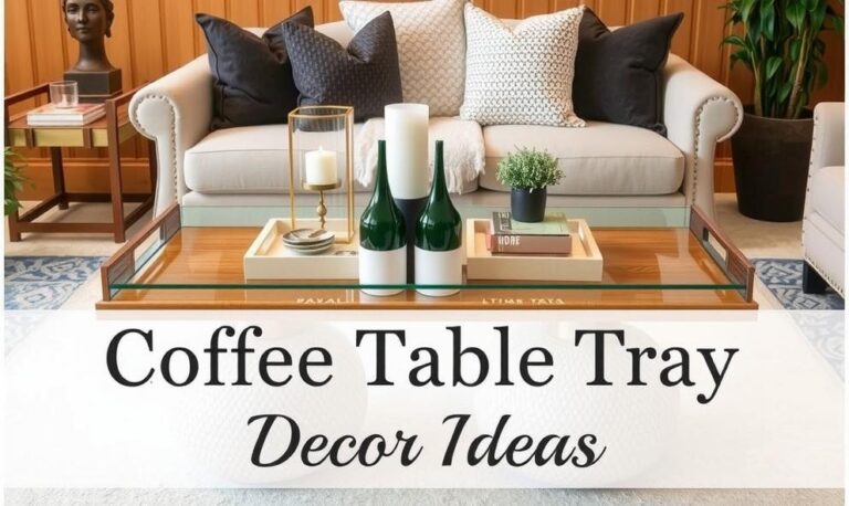 Coffee Table Tray Decor Ideas